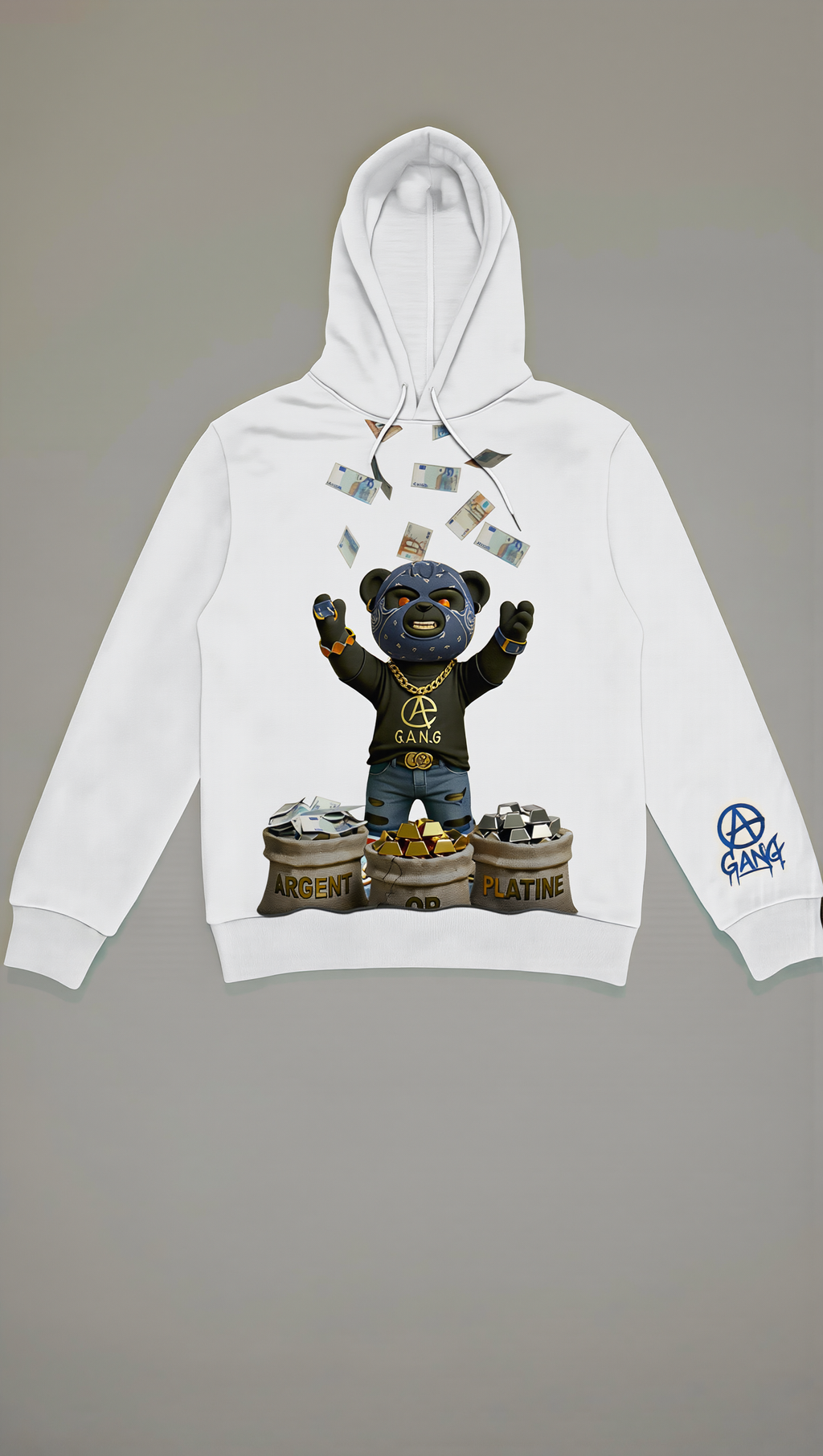 Sweat à Capuche Aop Gang Official