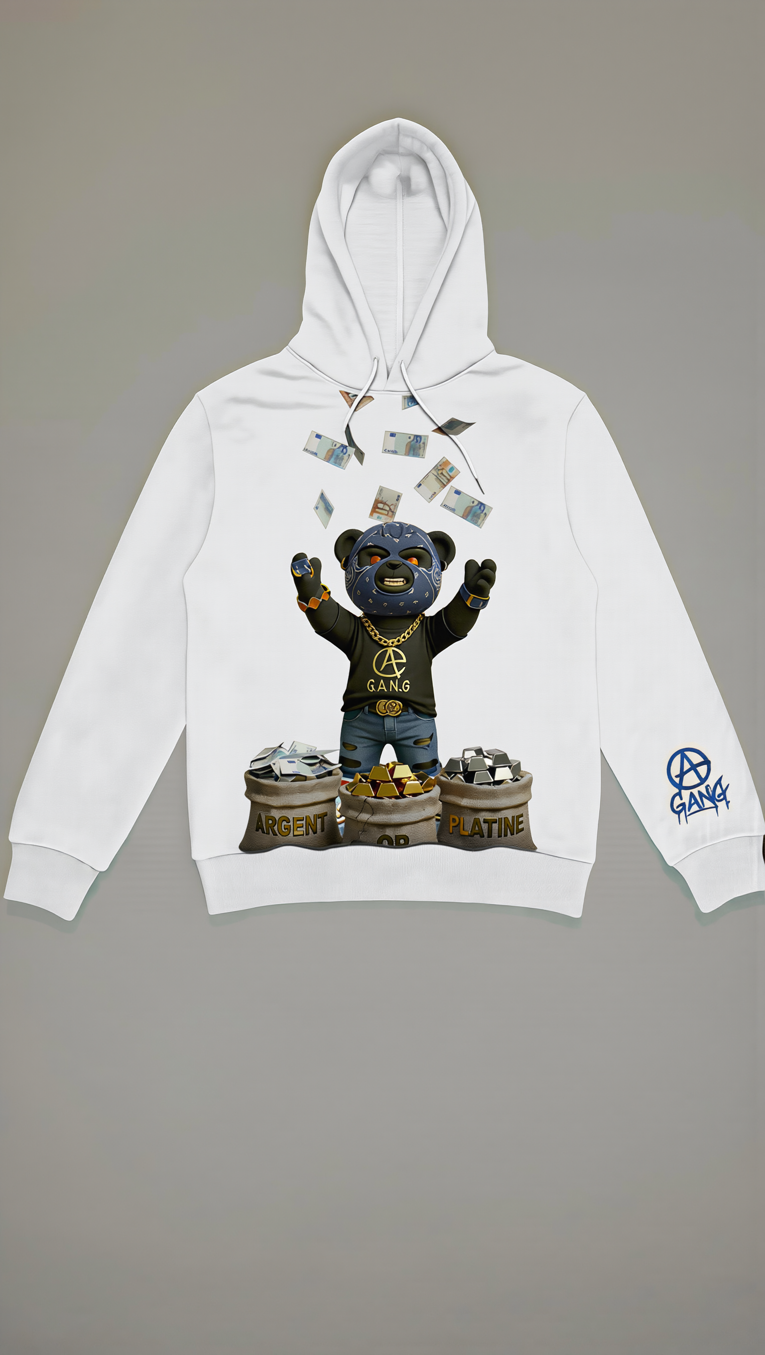 Sweat à Capuche Aop Gang Official