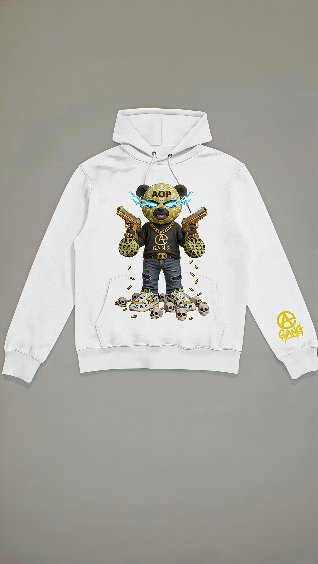 Sweat à Capuche Aop Gang Official
