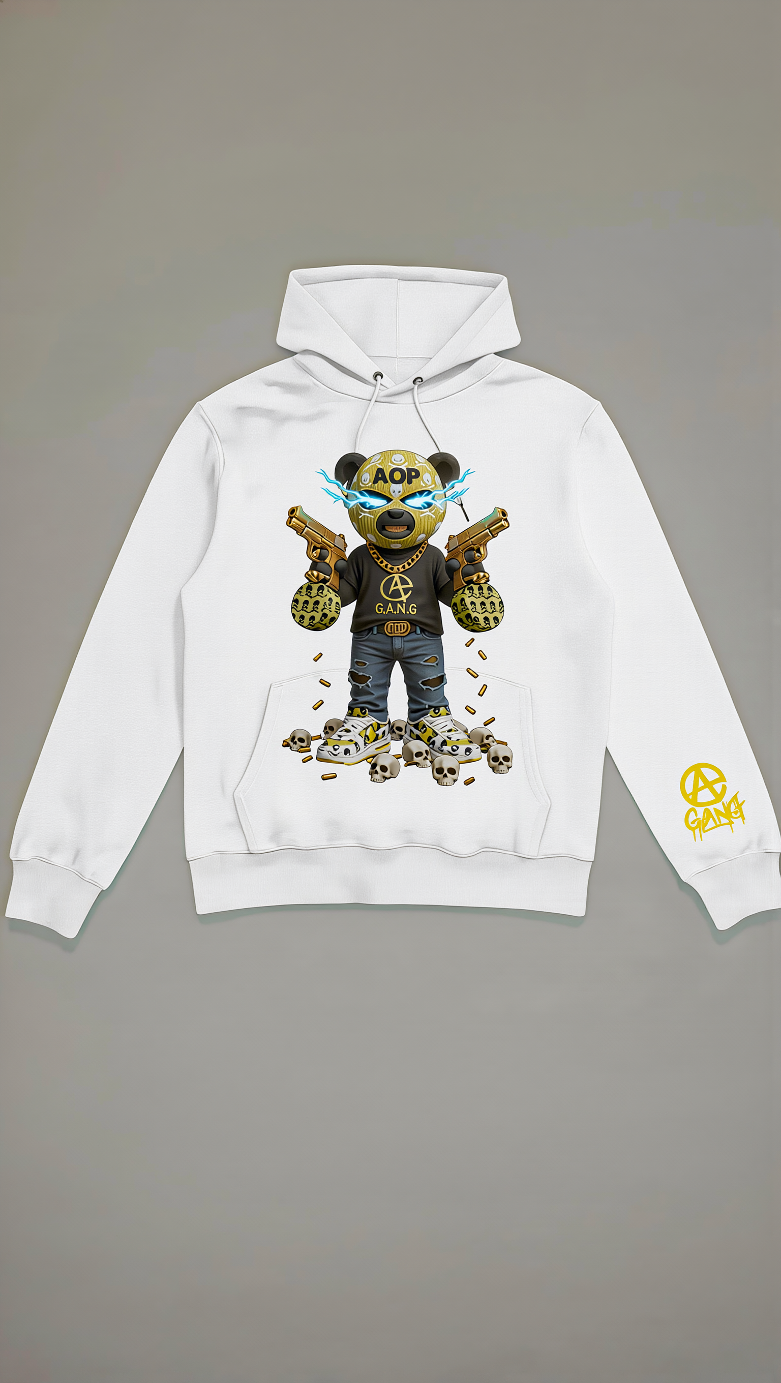 Sweat à Capuche Aop Gang Official