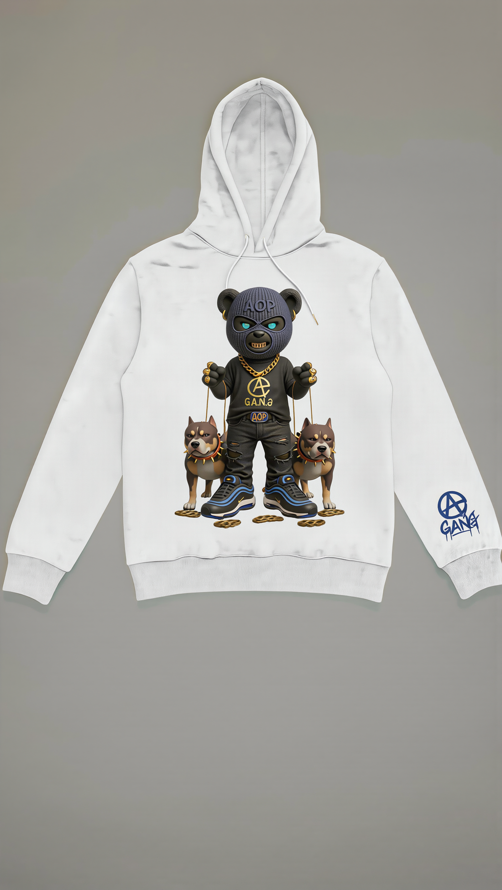 Sweat à Capuche Aop Gang Official