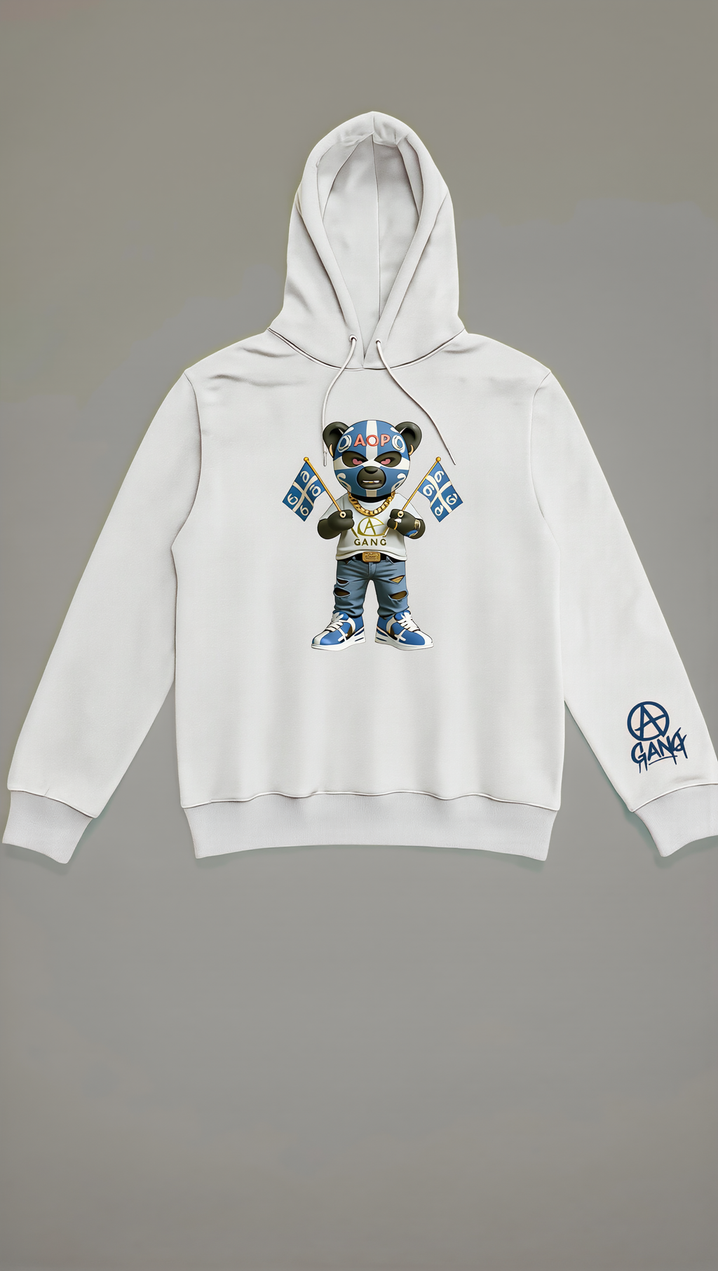 Sweat à Capuche Aop Gang Official