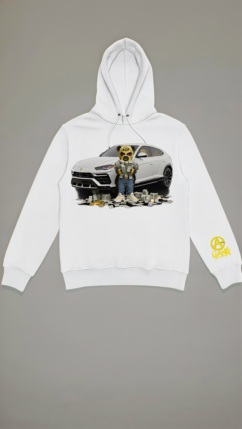 Sweat à Capuche Aop Gang Official
