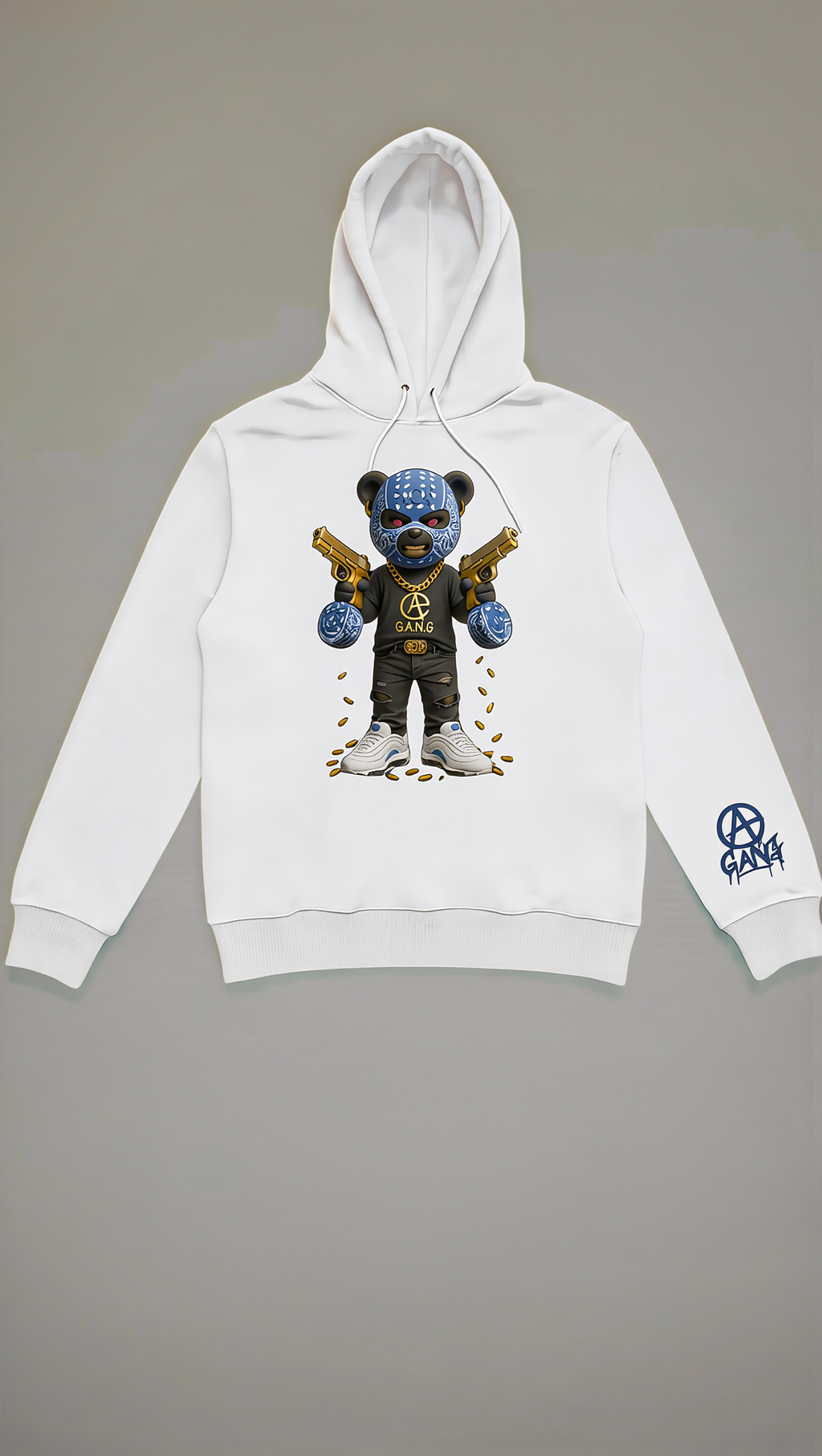 Sweat à Capuche Aop Gang Official