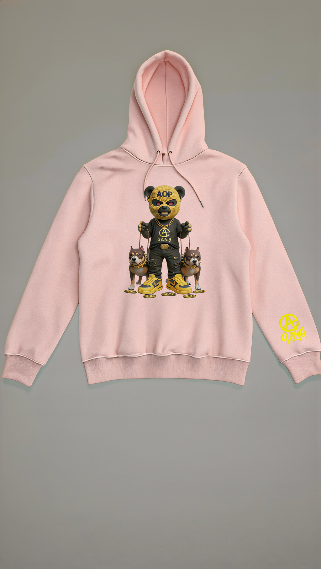 Sweat à Capuche Aop Gang Official