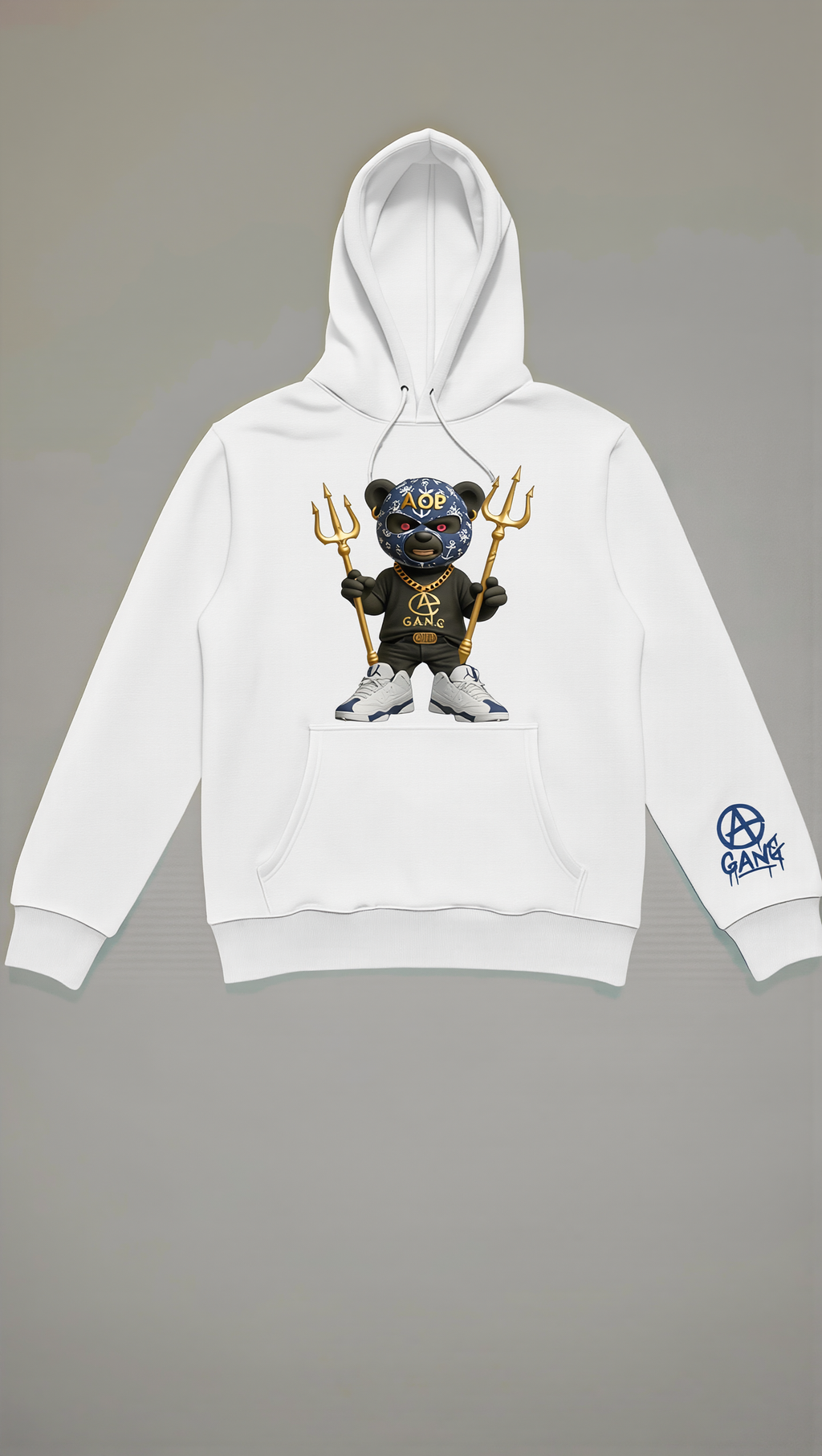 Sweat à Capuche Aop Gang Official