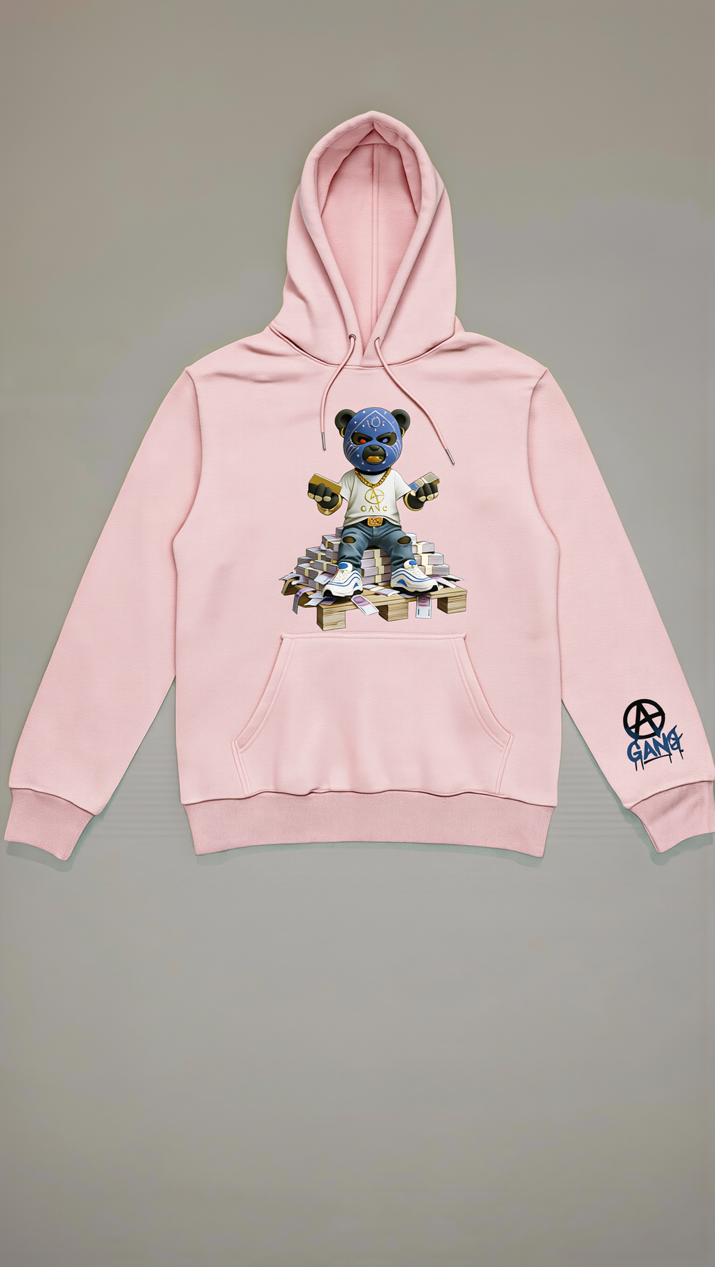 Sweat à Capuche Aop Gang Official