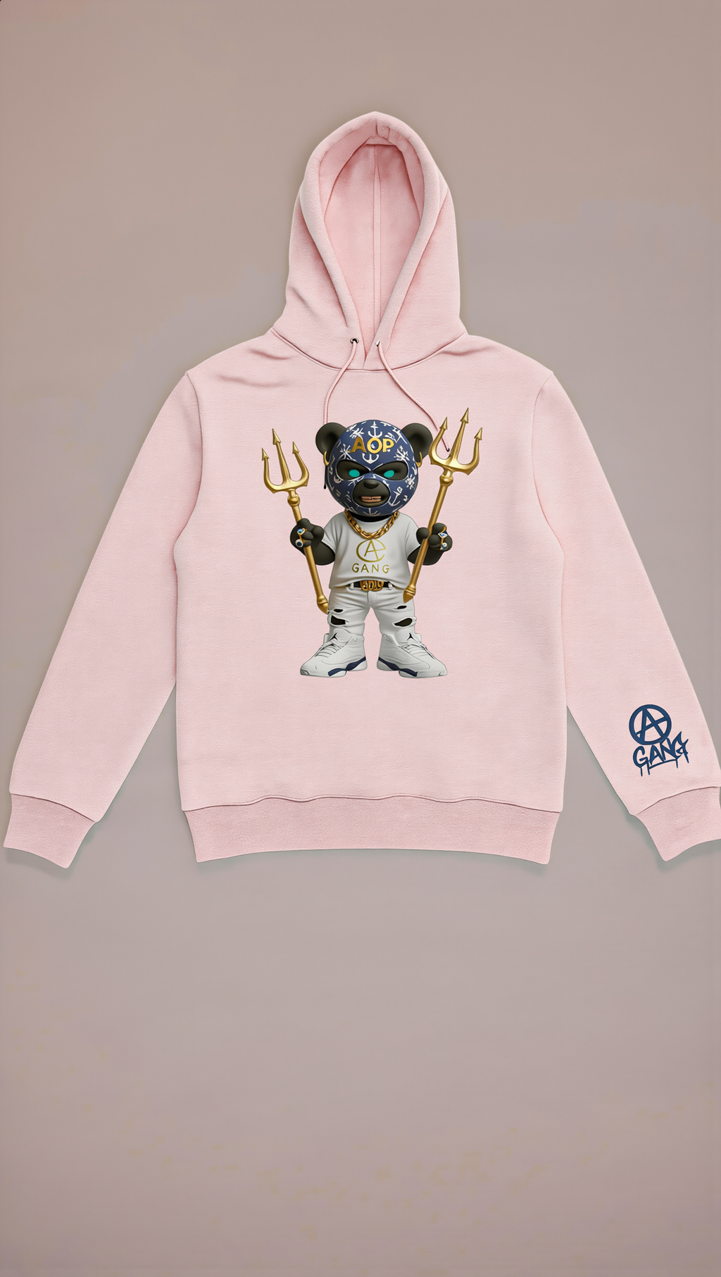 Sweat à Capuche Aop Gang Official