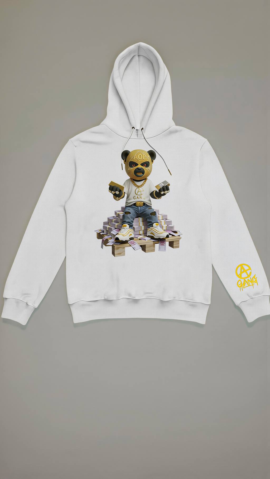 Sweat à Capuche Aop Gang Official