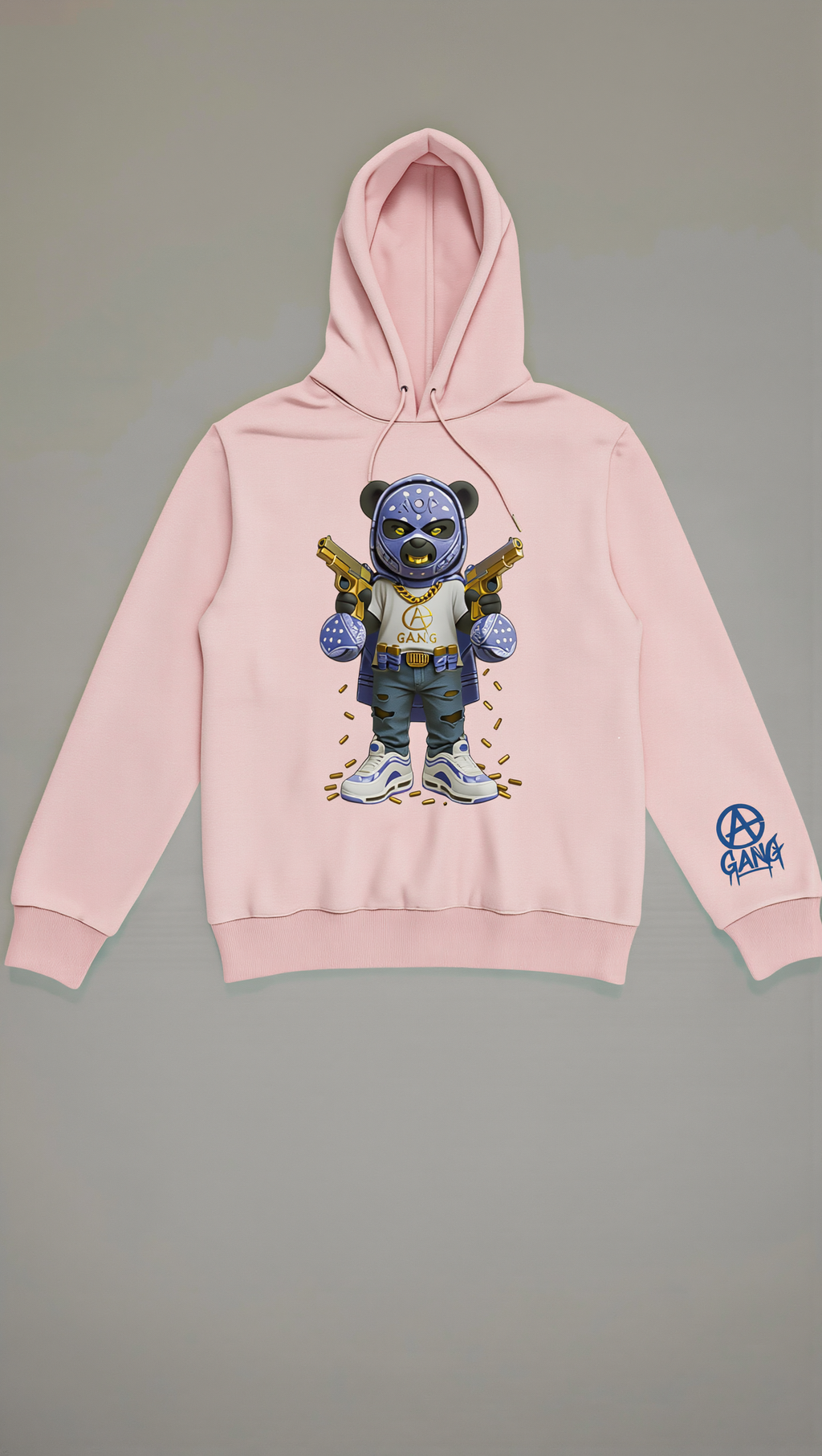 Sweat à Capuche Aop Gang Official