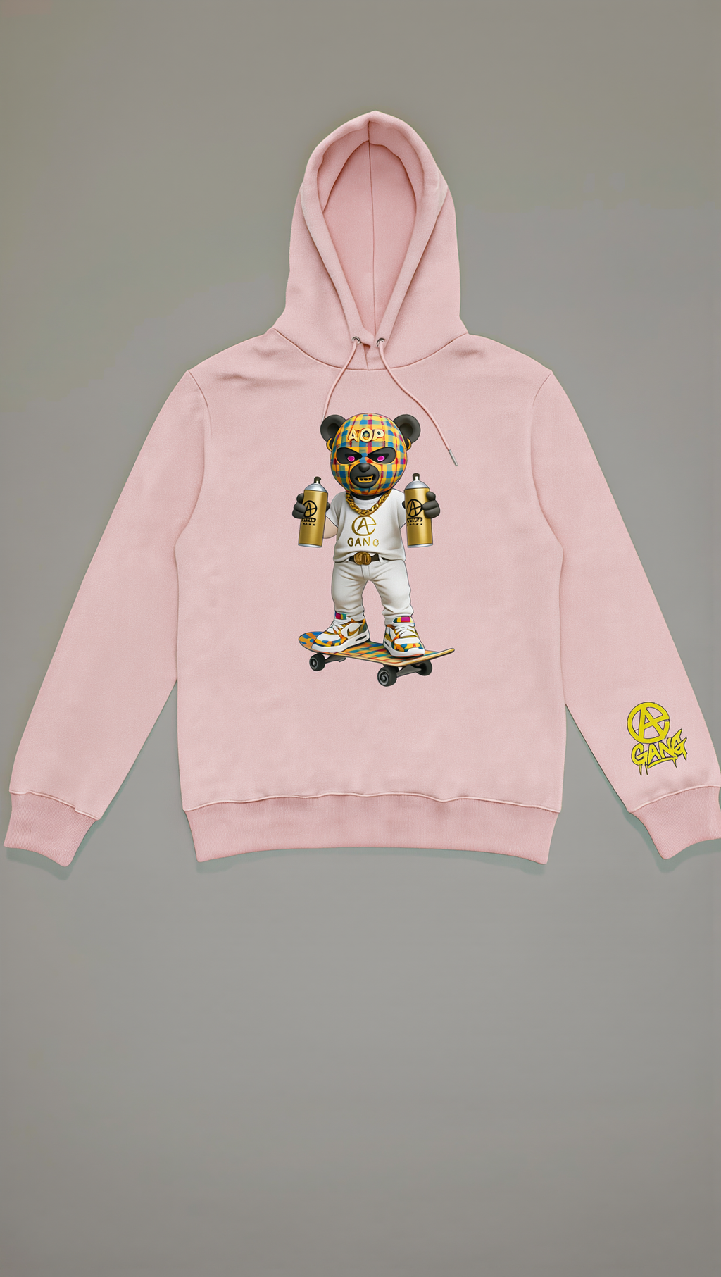 Sweat à Capuche Aop Gang Official