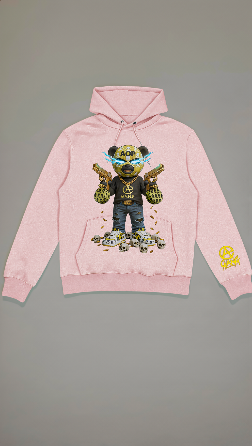 Sweat à Capuche Aop Gang Official