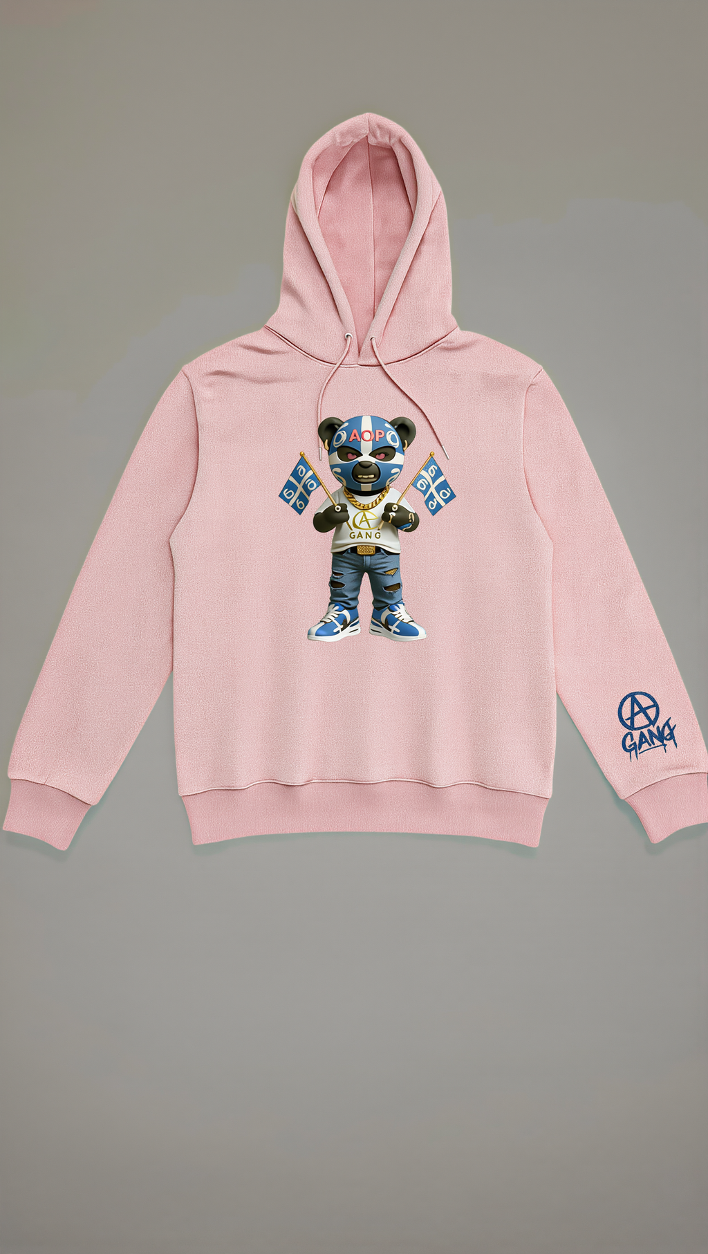 Sweat à Capuche Aop Gang Official
