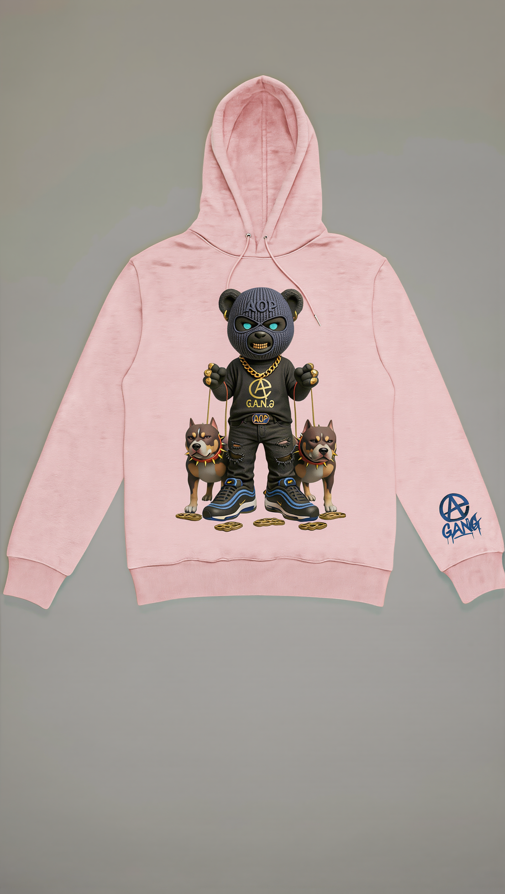 Sweat à Capuche Aop Gang Official
