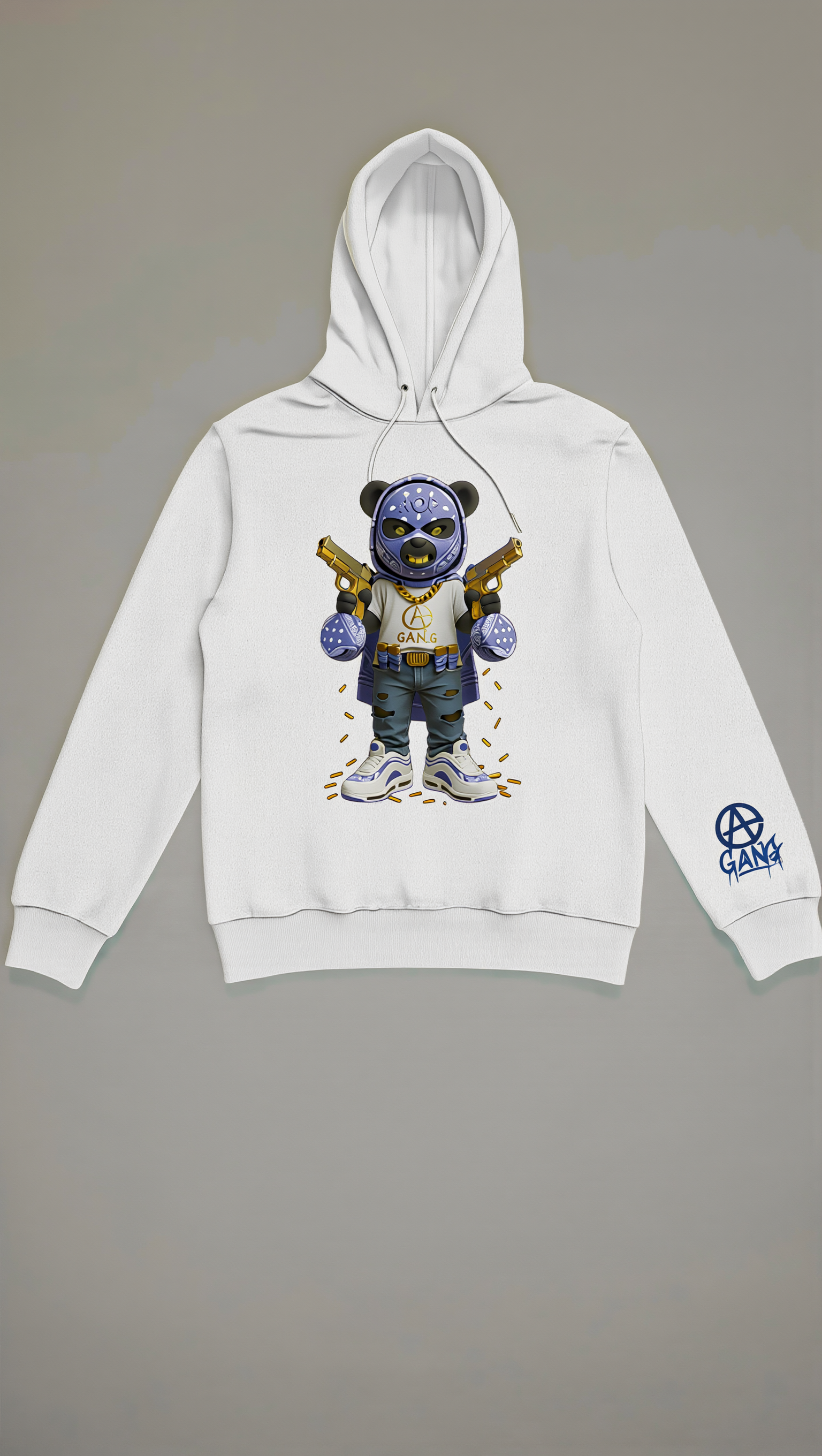 Sweat à Capuche Aop Gang Official
