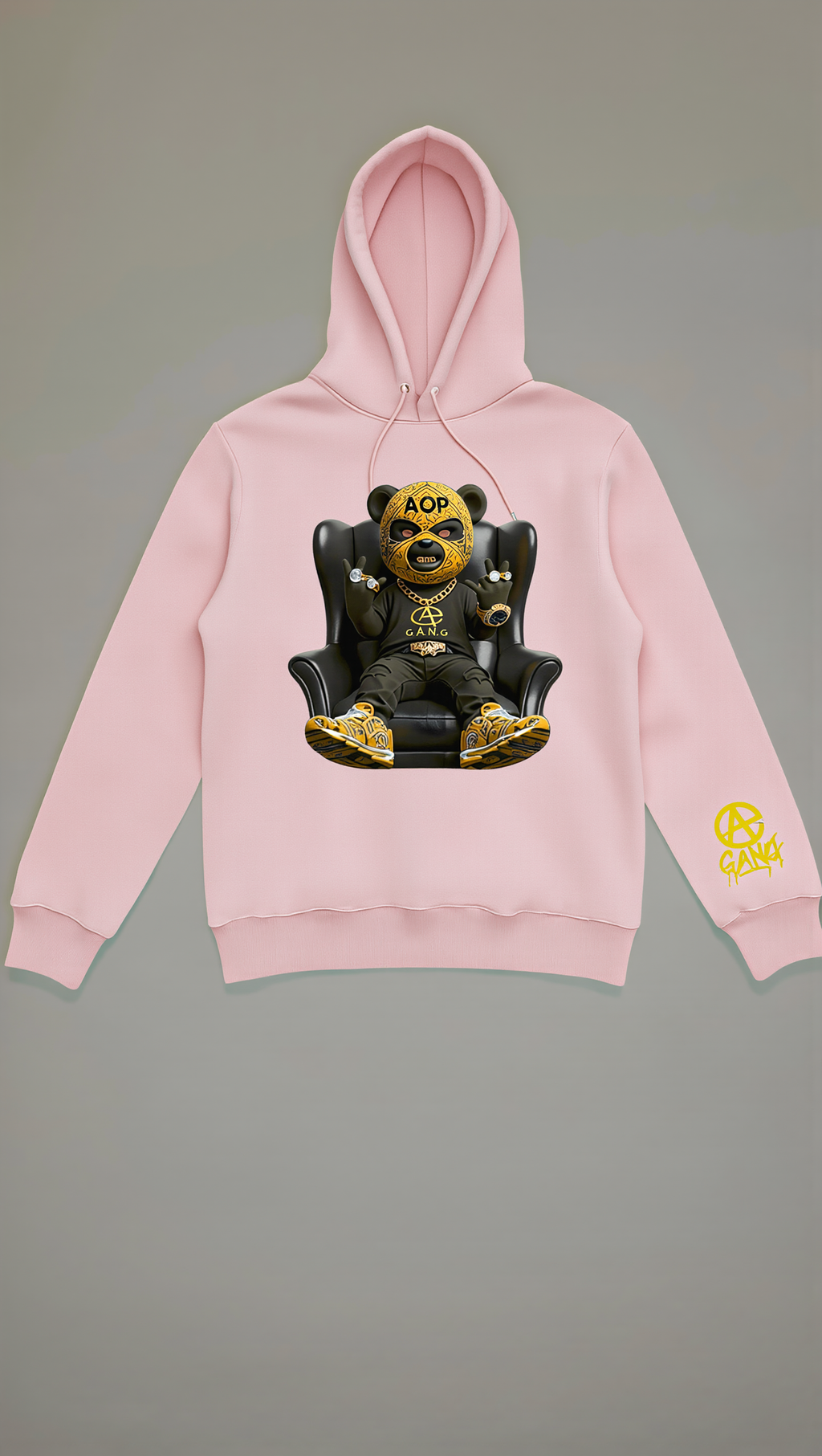 Sweat à Capuche Aop Gang Official