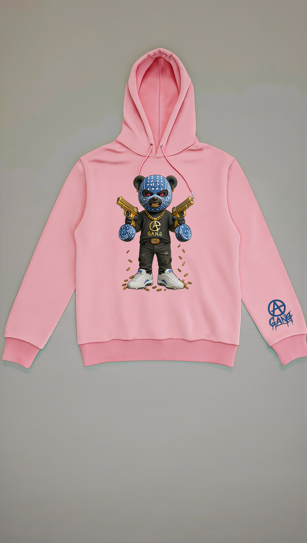 Sweat à Capuche Aop Gang Official