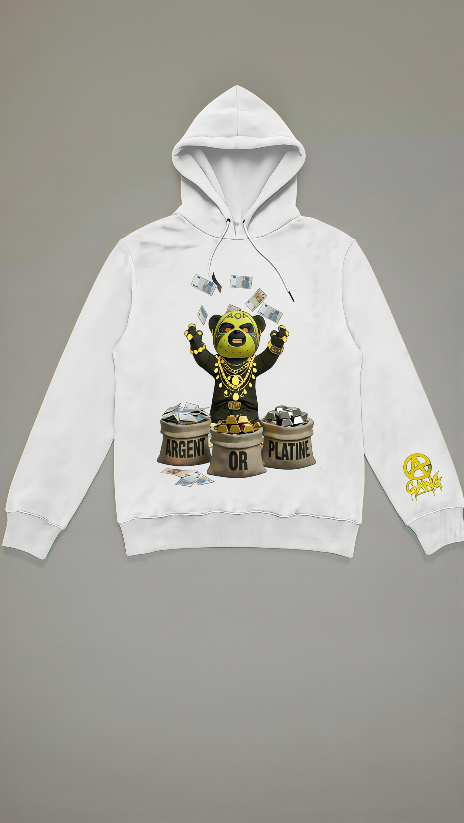Sweat à Capuche Aop Gang Official