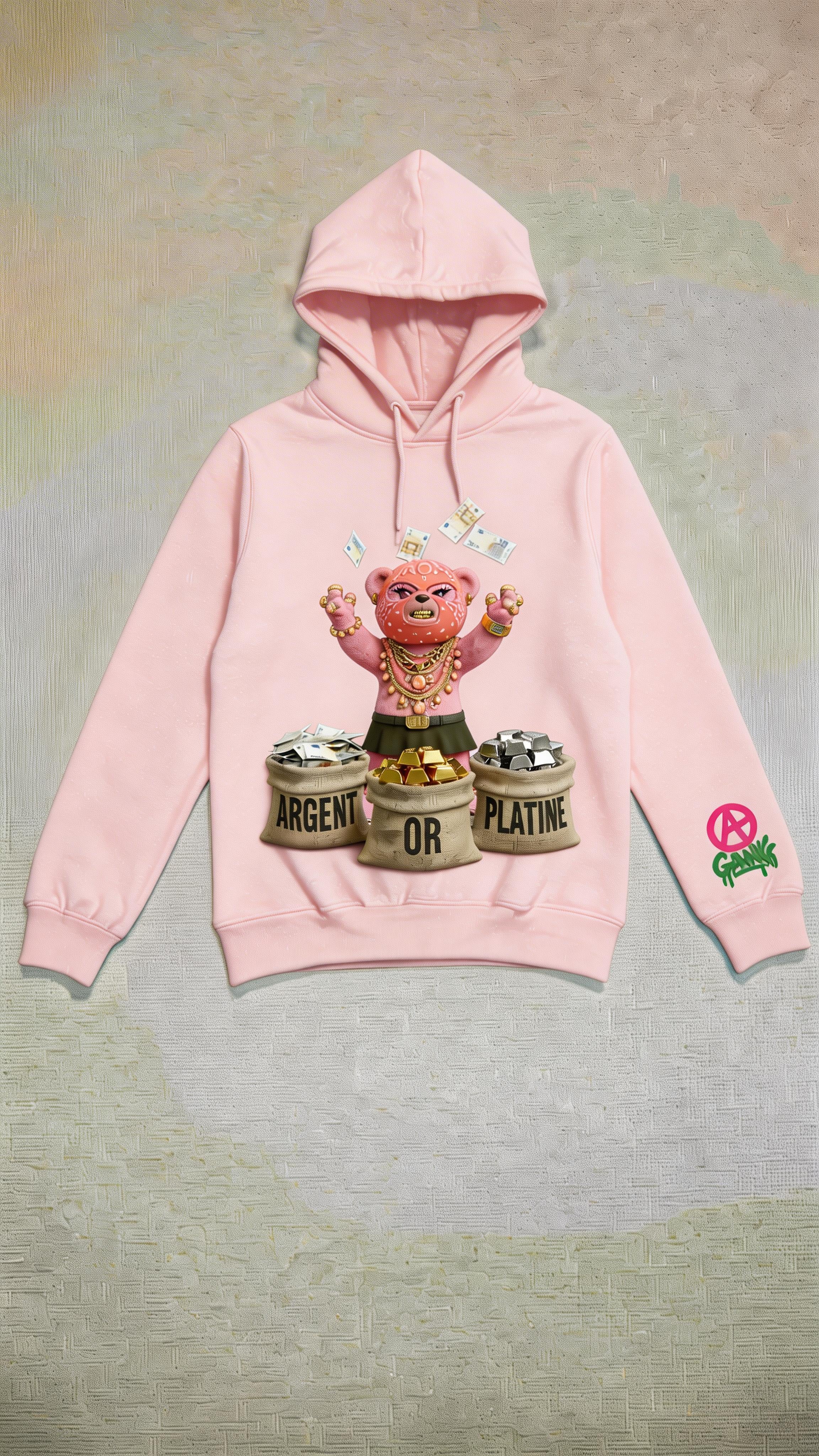 Sweat à Capuche Aop Gang Official