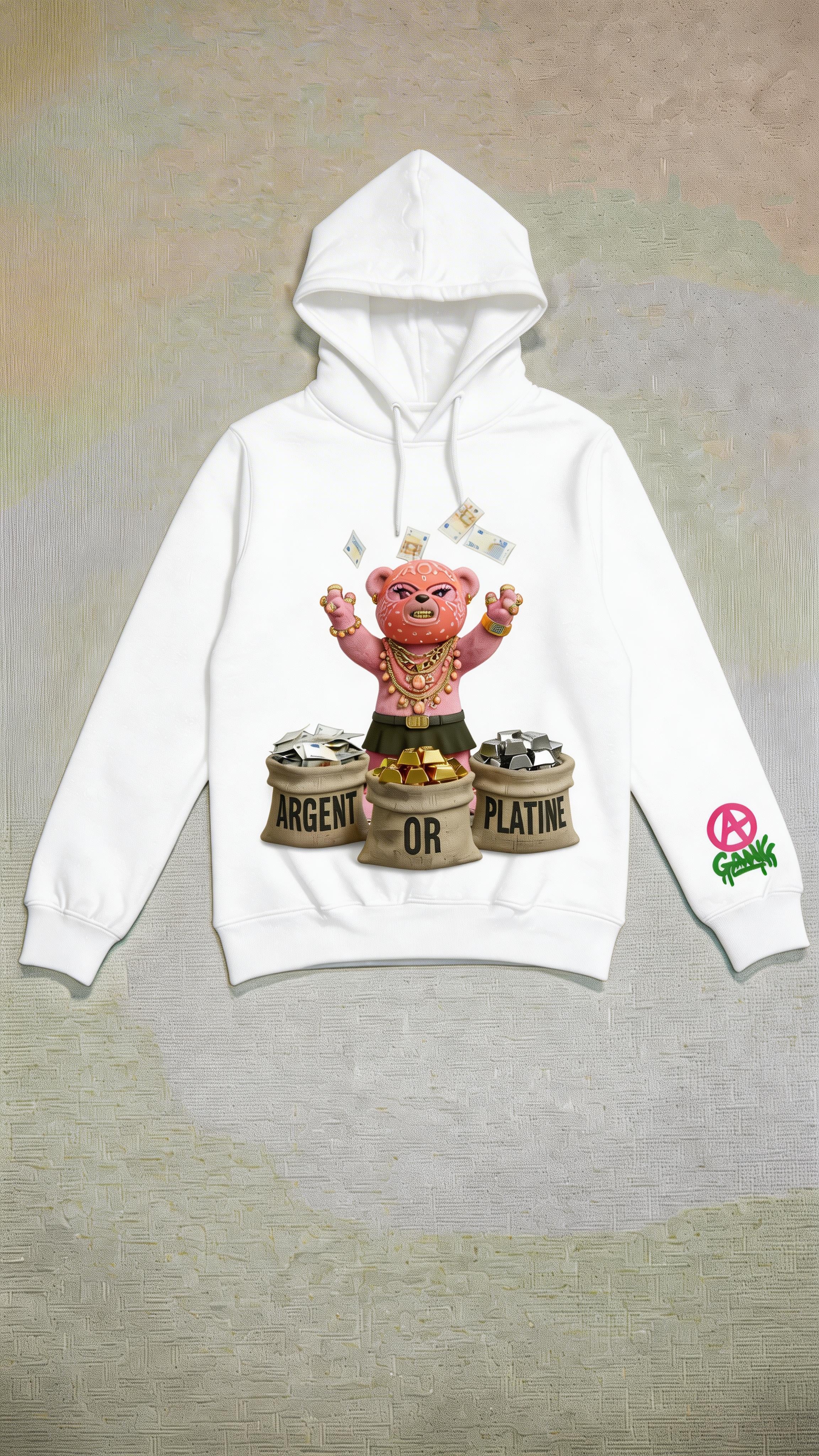 Sweat à Capuche Aop Gang Official