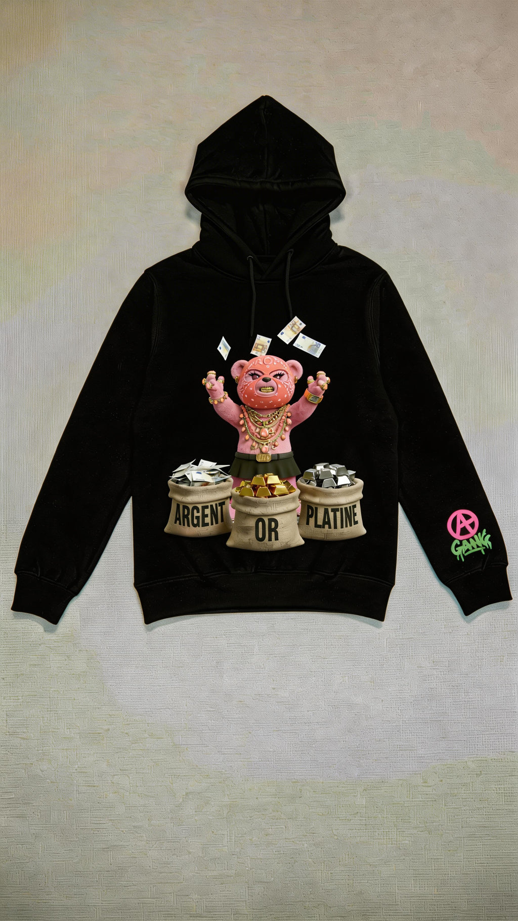 Sweat à Capuche Aop Gang Official
