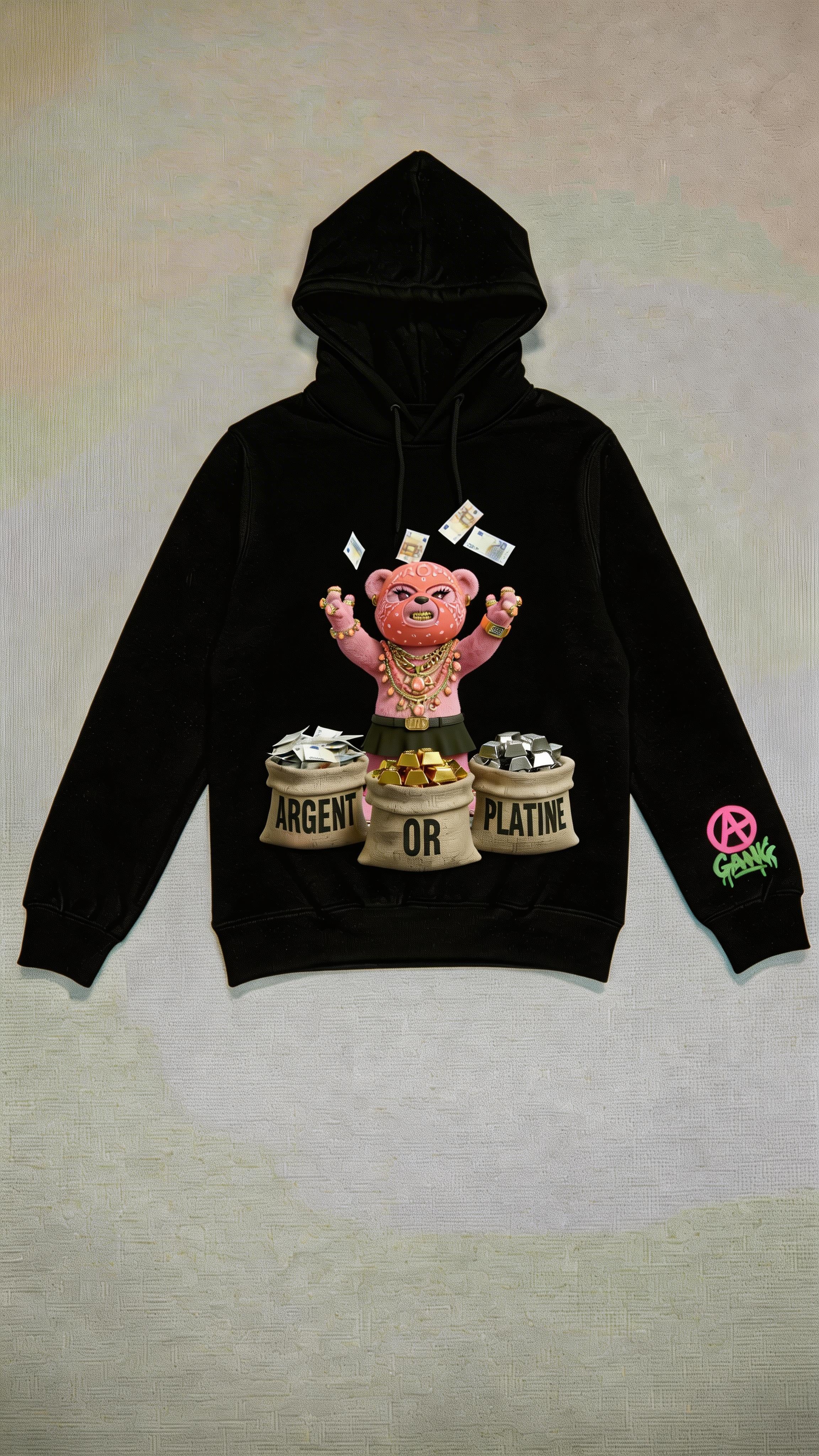 Sweat à Capuche Aop Gang Official