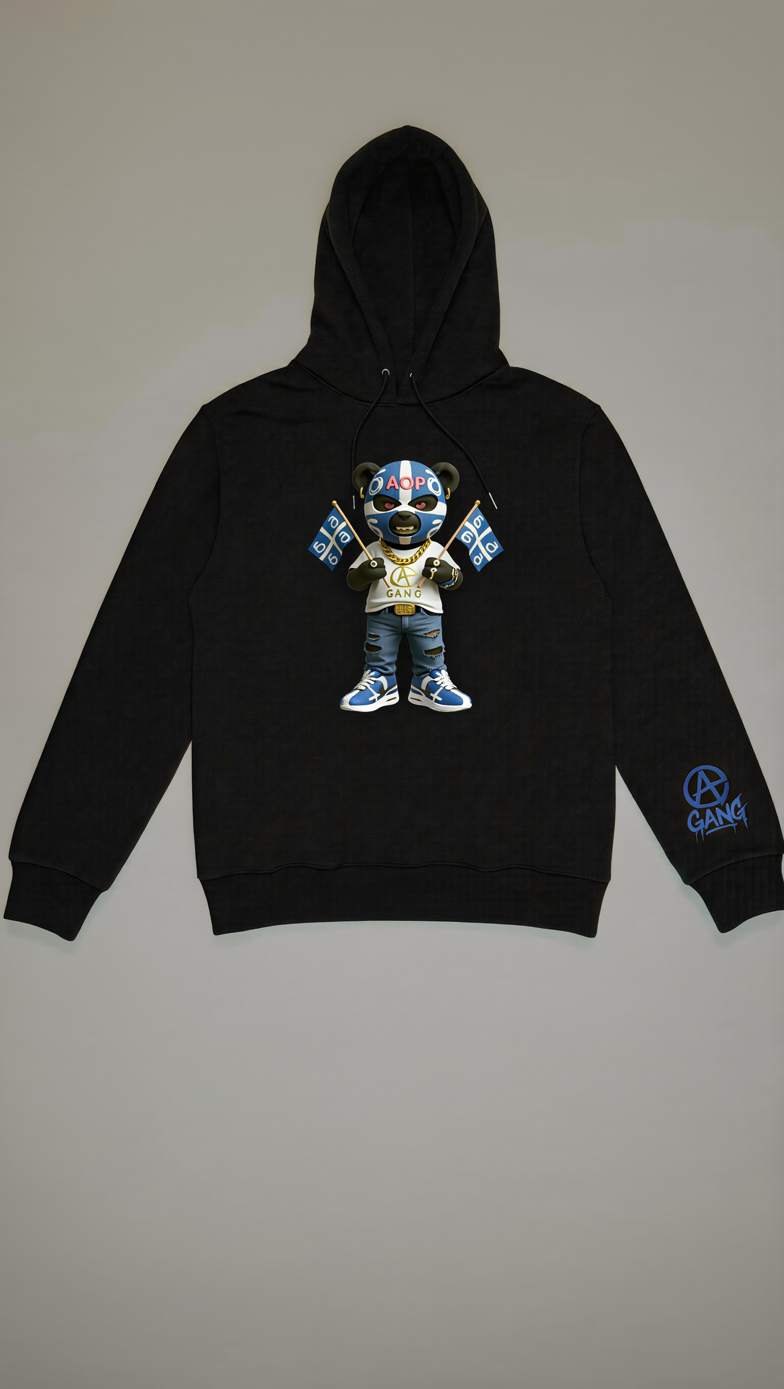 Sweat à Capuche Aop Gang Official