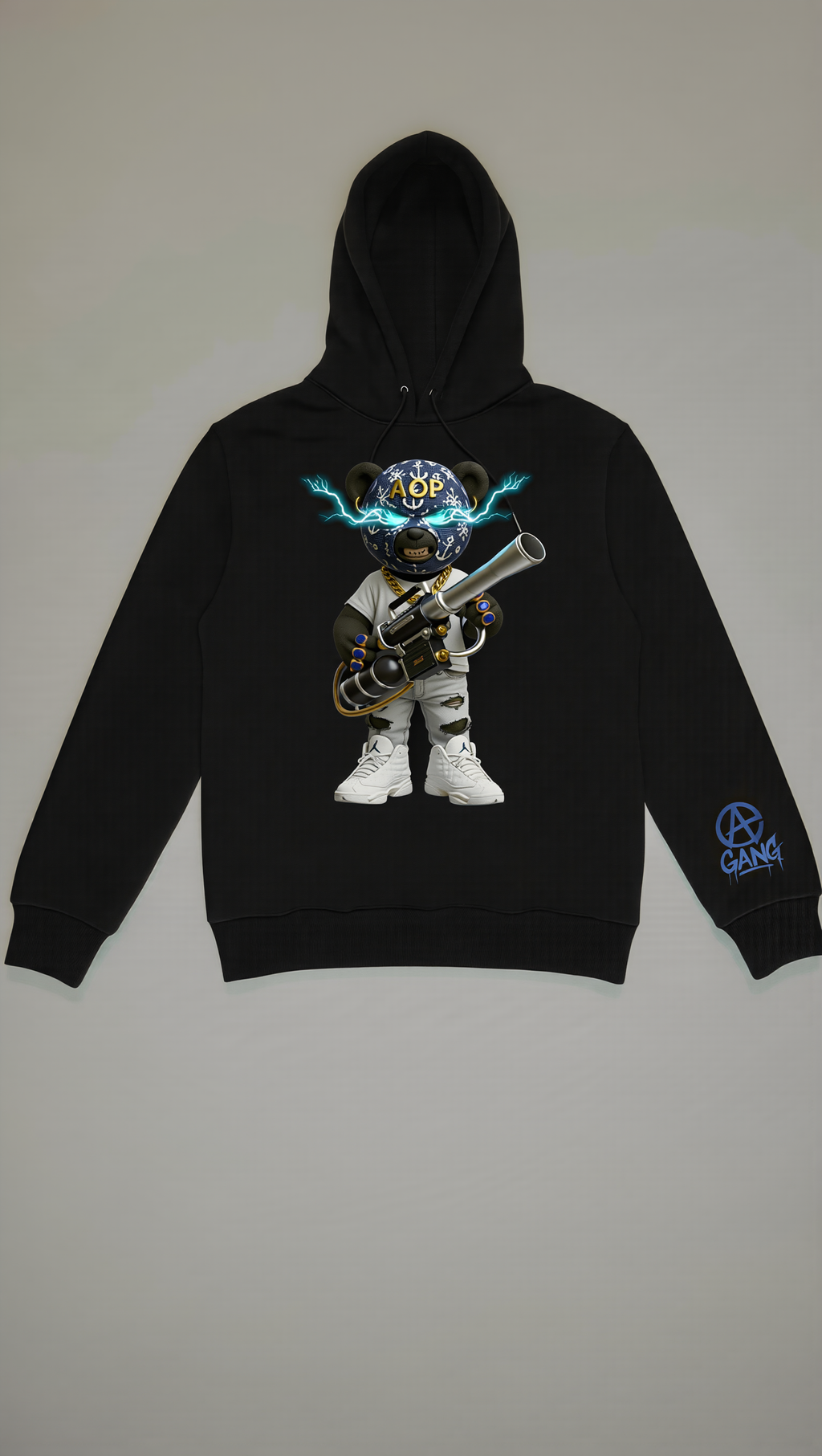 Sweat à Capuche Aop Gang Official