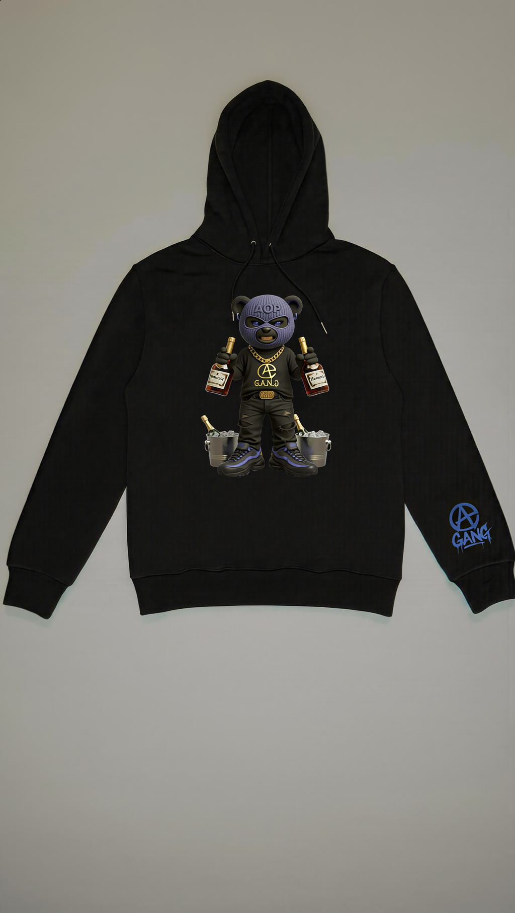 Sweat à Capuche Aop Gang Official