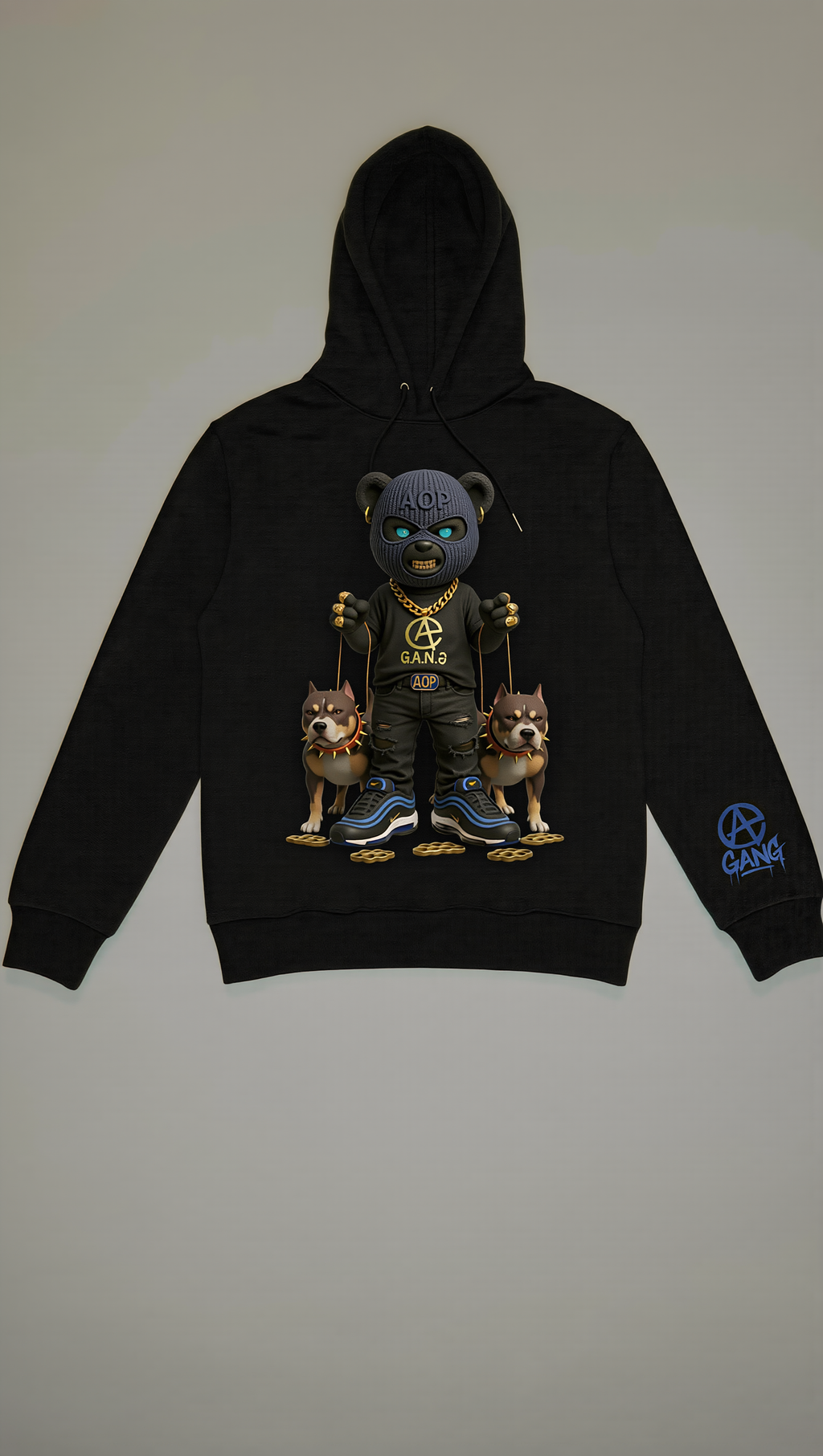Sweat à Capuche Aop Gang Official
