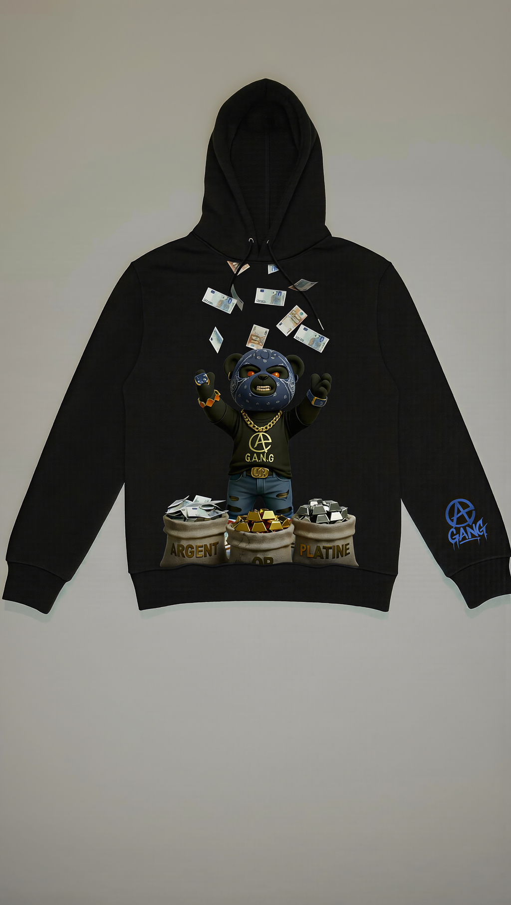Sweat à Capuche Aop Gang Official