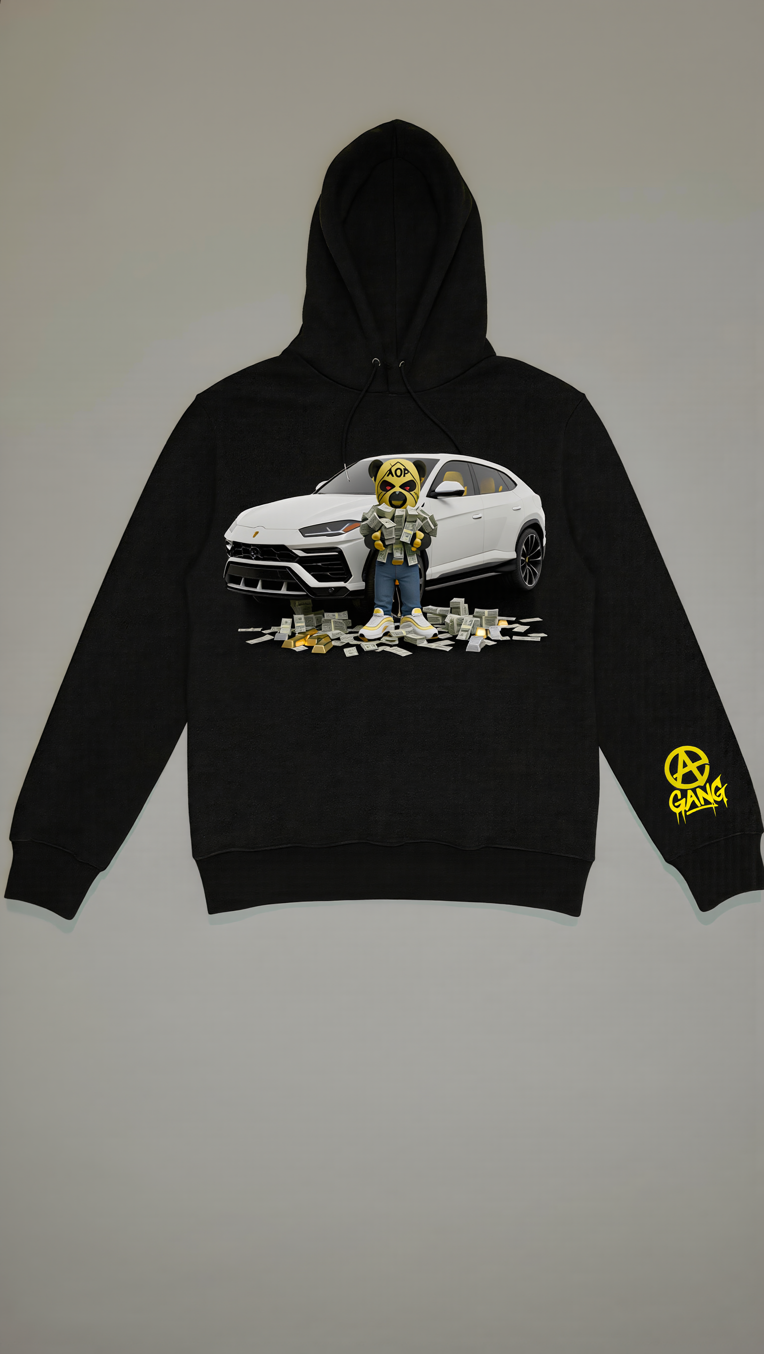 Sweat à Capuche Aop Gang Official
