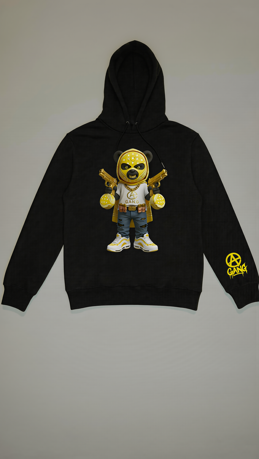 Sweat à Capuche Aop Gang Official
