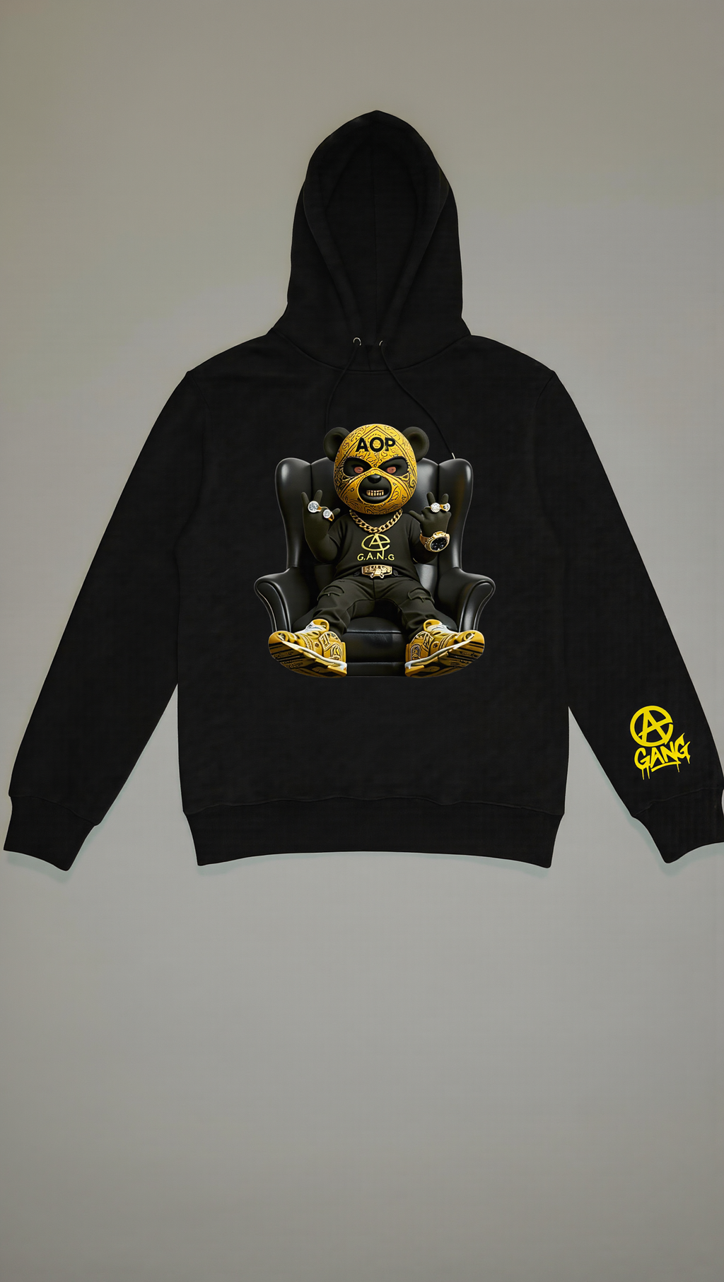 Sweat à Capuche Aop Gang Official