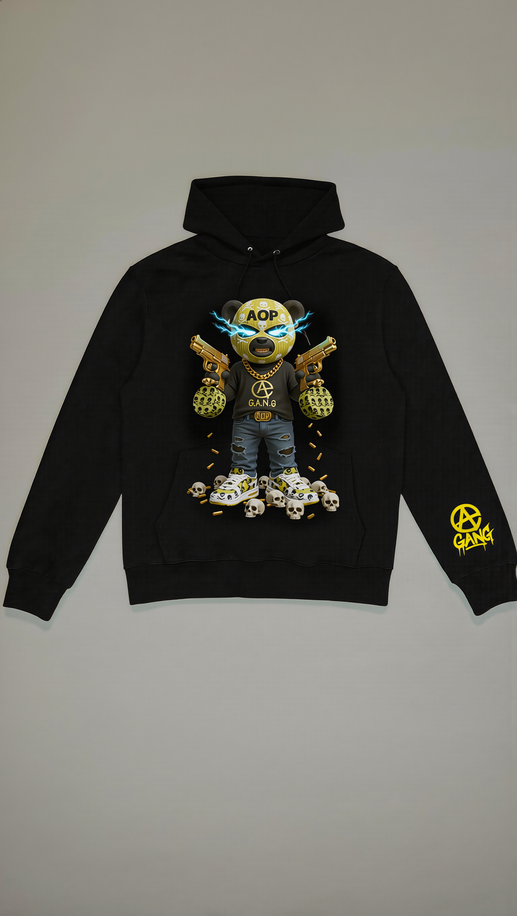 Sweat à Capuche Aop Gang Official