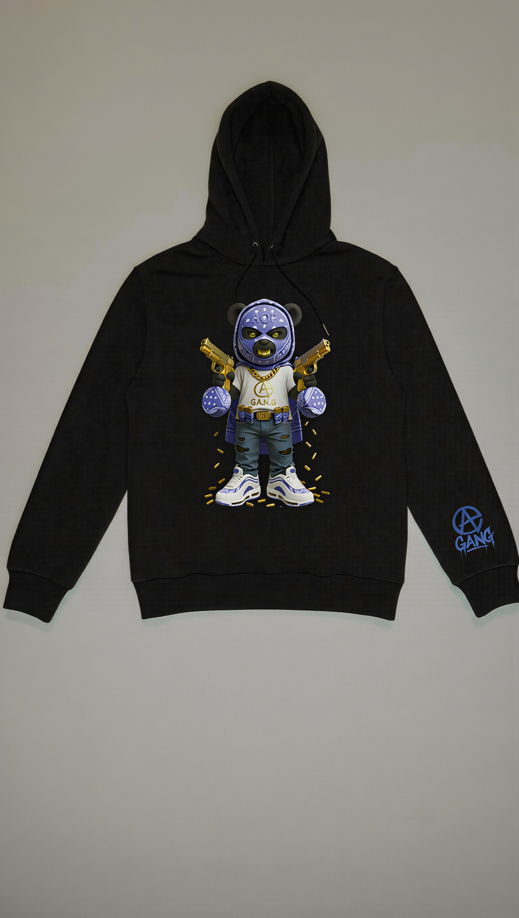 Sweat à Capuche Aop Gang Official
