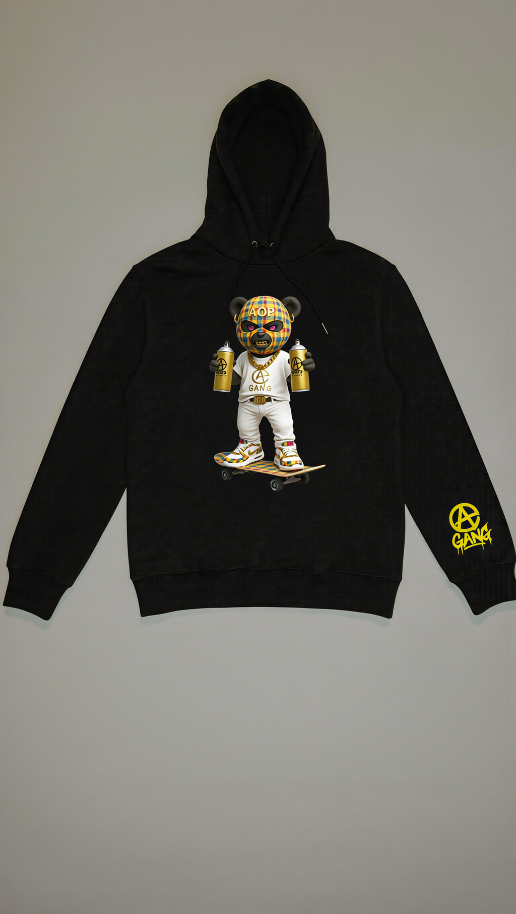 Sweat à Capuche Aop Gang Official