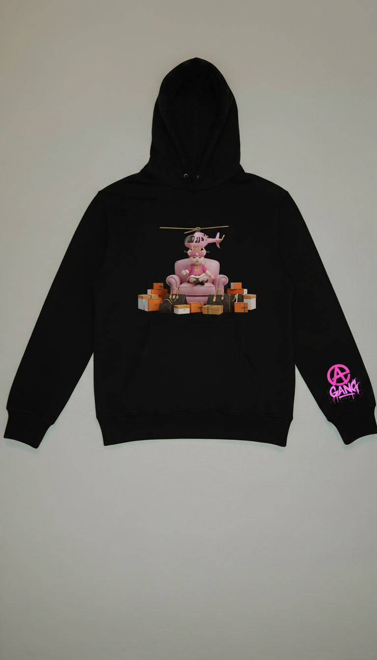Sweat à Capuche Aop Gang Official
